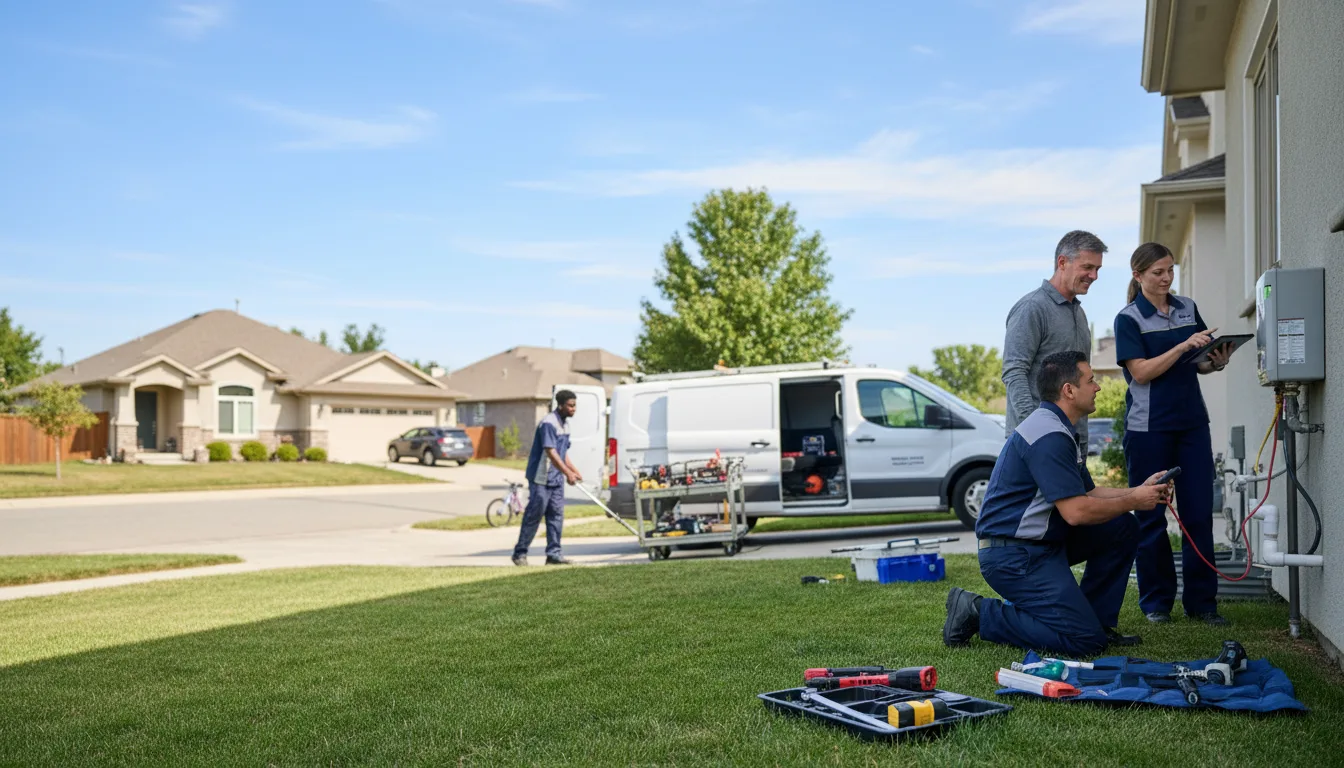 Tankless water heater service in Cleveland, TX